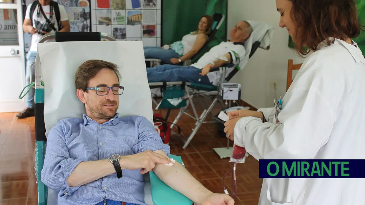Dádiva de Sangue nas instalações de O MIRANTE em Santarém