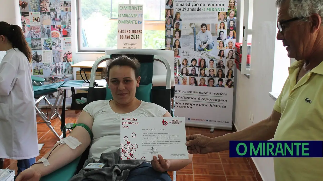 Dádiva de Sangue nas instalações de O MIRANTE em Santarém