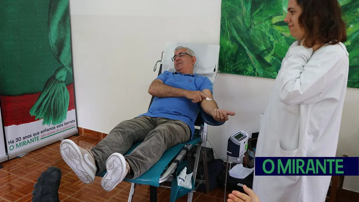 Dádiva de Sangue nas instalações de O MIRANTE em Santarém