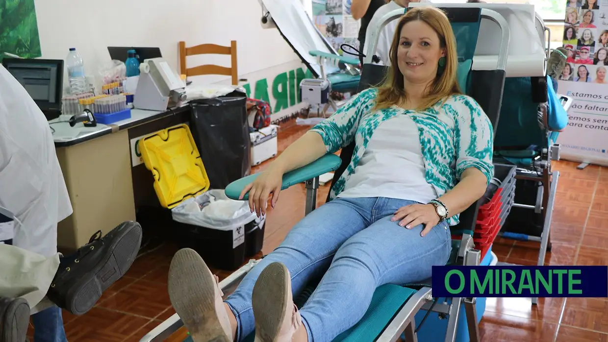 Dádiva de Sangue nas instalações de O MIRANTE em Santarém