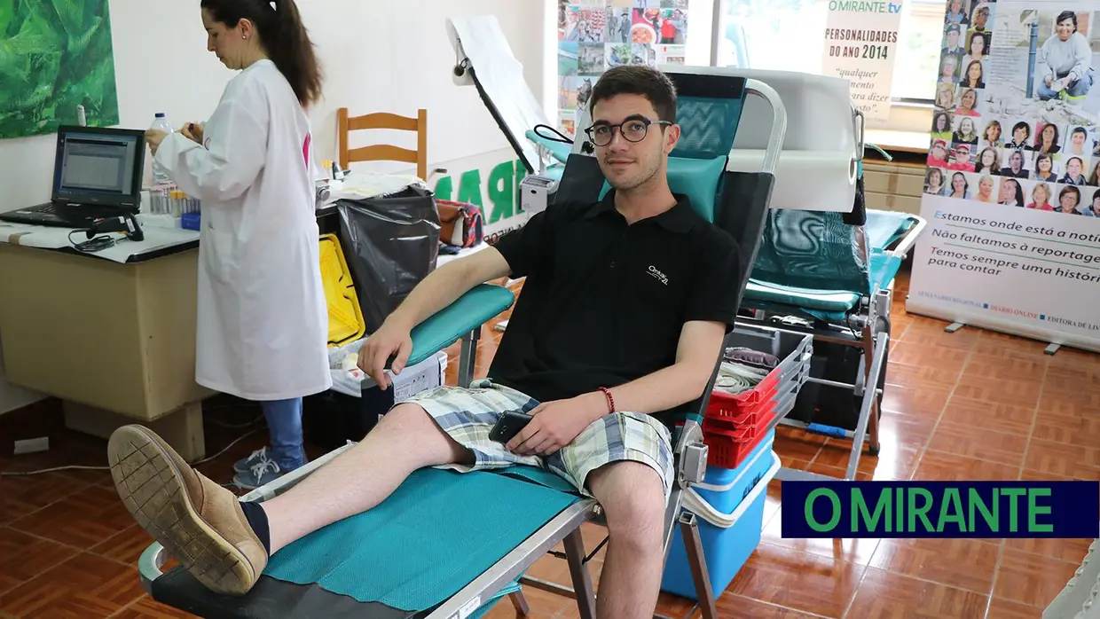 Dádiva de Sangue nas instalações de O MIRANTE em Santarém