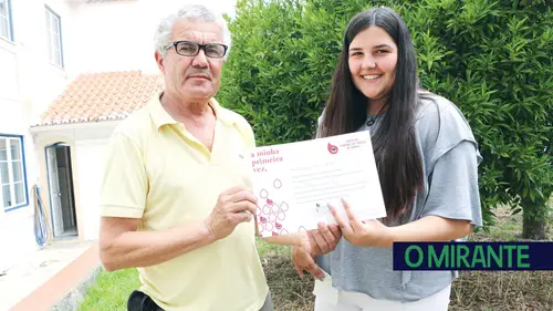 Mário Gomes com Ana Vaz