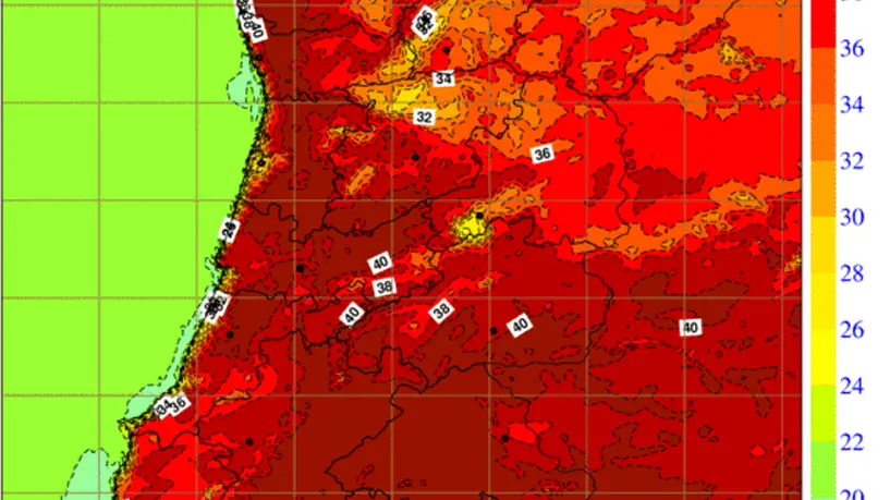Coruche bate recorde de temperatura esta quinta-feira Coruche bate recorde de temperatura esta quinta-feira
