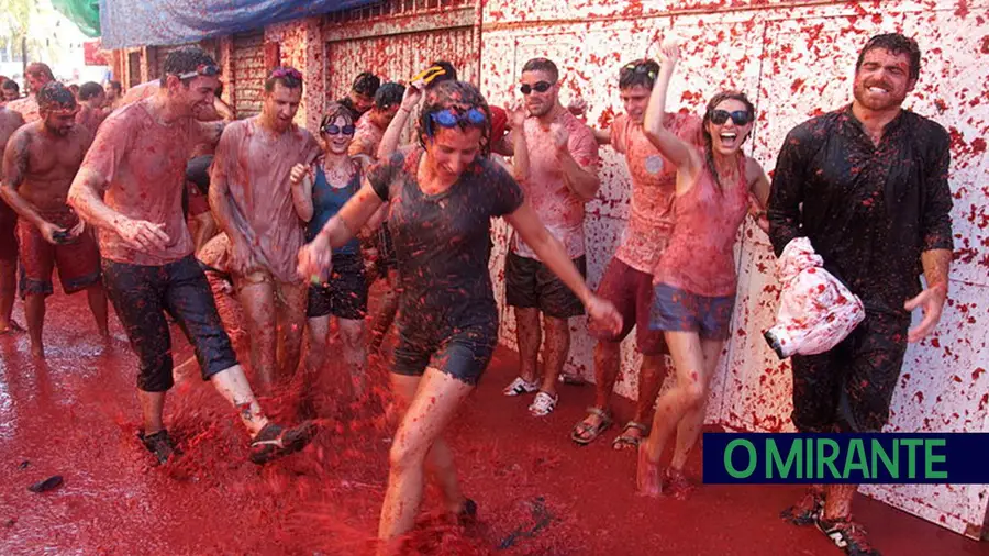 La Tomatina à portuguesa em Almeirim a 1 de Setembro La Tomatina à portuguesa em Almeirim a 1 de Setembro