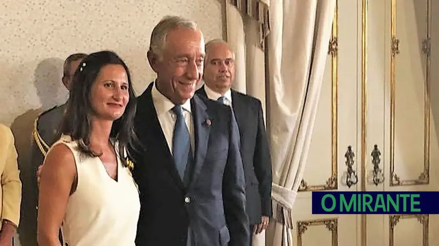 Inês Henriques condecorada pelo Presidente da República Inês Henriques condecorada pelo Presidente da República