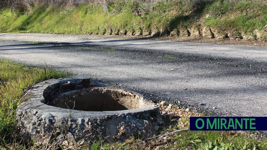 Caixas de esgoto sem tampa são um perigo em Tomar Caixas de esgoto sem tampa são um perigo em Tomar