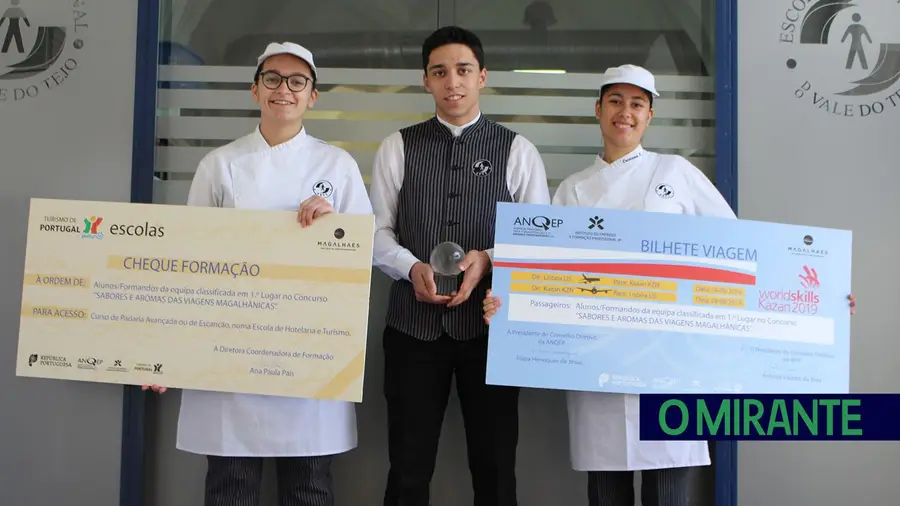 Alunos de Santarém vencem concurso nacional de gastronomia Alunos de Santarém vencem concurso nacional de gastronomia