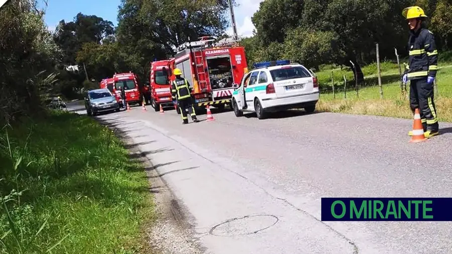 Despiste nos Casais de Baixo faz três feridos Despiste nos Casais de Baixo faz três feridos