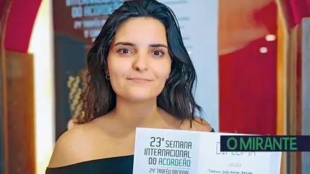 Andreia Rodrigues sagra-se campeã nacional de acordeão Andreia Rodrigues sagra-se campeã nacional de acordeão
