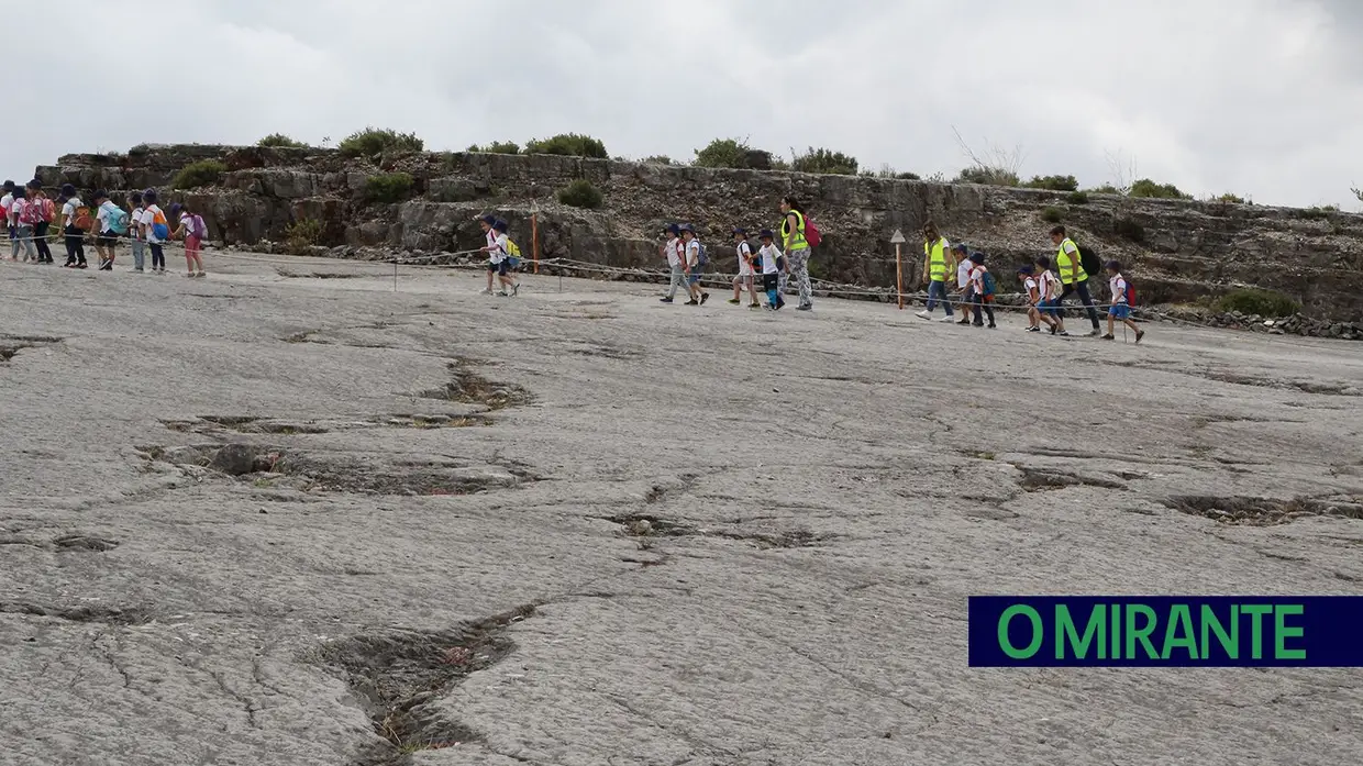 Projecto de 450 mil euros para pegadas de dinossáurios da Serra de Aire