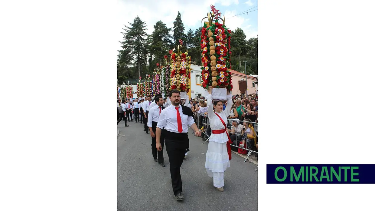 Cortejo principal Festa dos Tabuleiros em Tomar