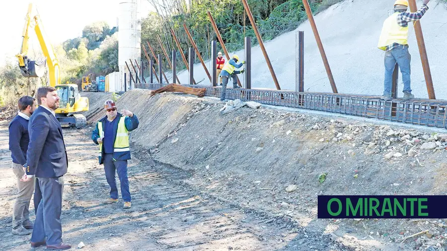 Nacional 114 em Santarém vai reabrir em breve Nacional 114 em Santarém vai reabrir em breve