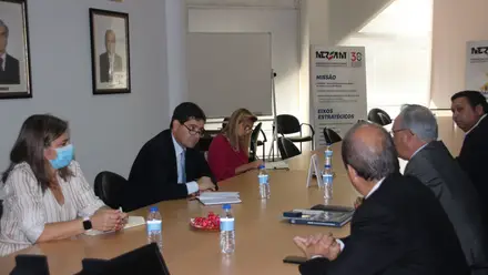 Presidente do Novo Banco visita Nersant para conhecer realidade empresarial de Santarém Presidente do Novo Banco visita Nersant para conhecer realidade empresarial de Santarém