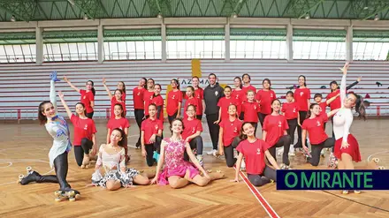 No Vilafranquense faz-se arte a dançar sobre patins No Vilafranquense faz-se arte a dançar sobre patins