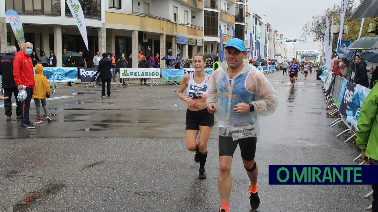 Atleta da terra no pódio dos 20 Kms de Almeirim