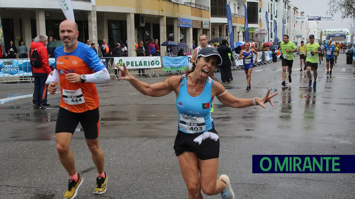 Atleta da terra no pódio dos 20 Kms de Almeirim