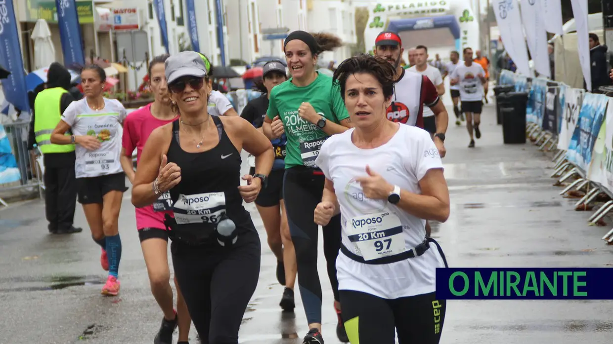 Atleta da terra no pódio dos 20 Kms de Almeirim