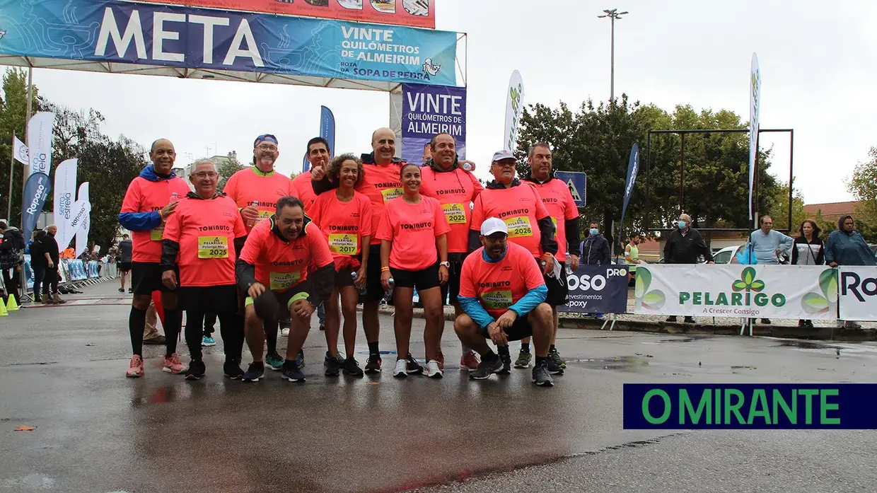 Atleta da terra no pódio dos 20 Kms de Almeirim