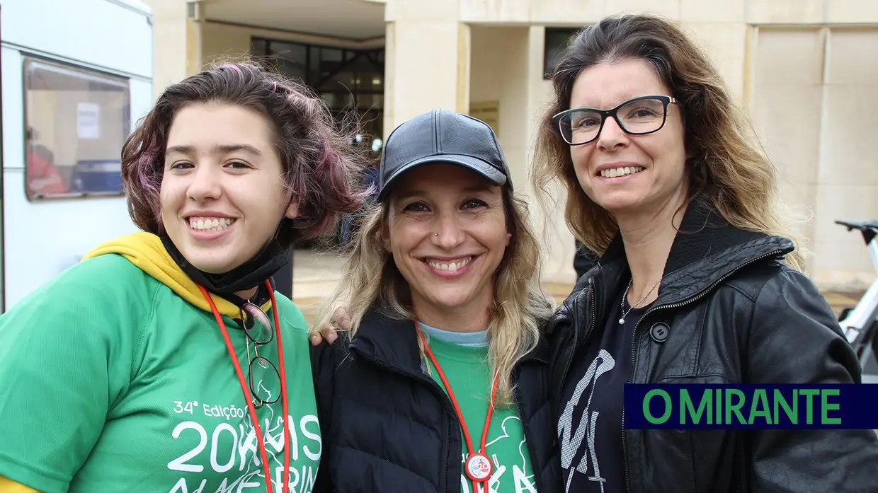 Atleta da terra no pódio dos 20 Kms de Almeirim
