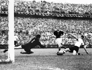 O primeiro título mundial da seleção germânica foi alcançado no Suíça'54