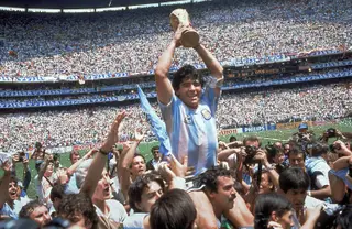 No México'86, Maradona foi rei. Na final, os argentinos bateram a Alemanha