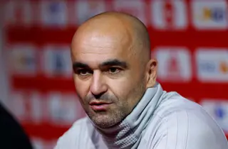 O selecionador da Bélgica, o espanhol Roberto Martínez