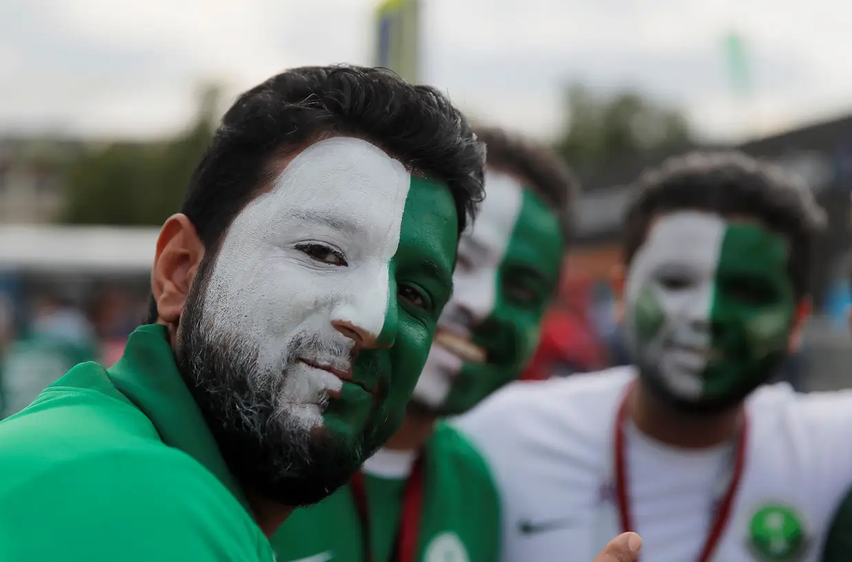 Fãs da Arábia Saudita