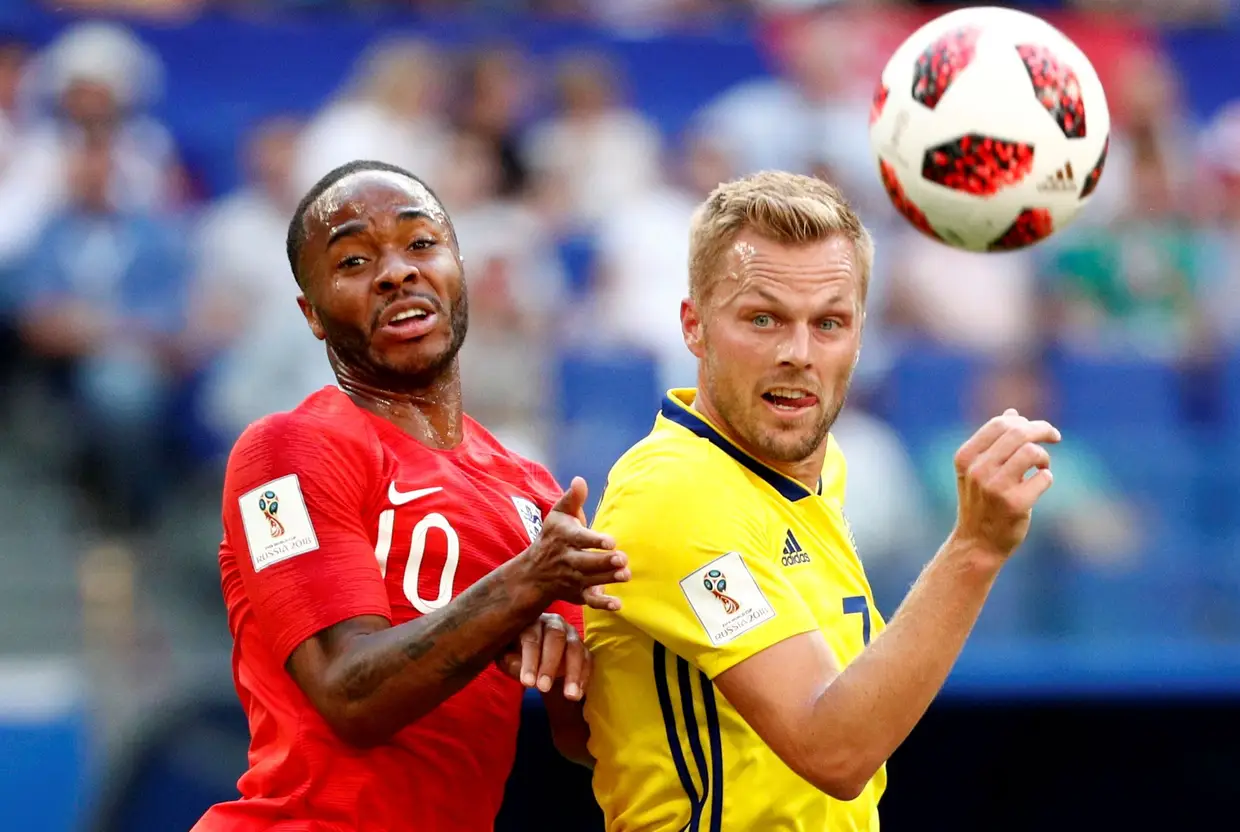 Suécia 0-2 Inglaterra