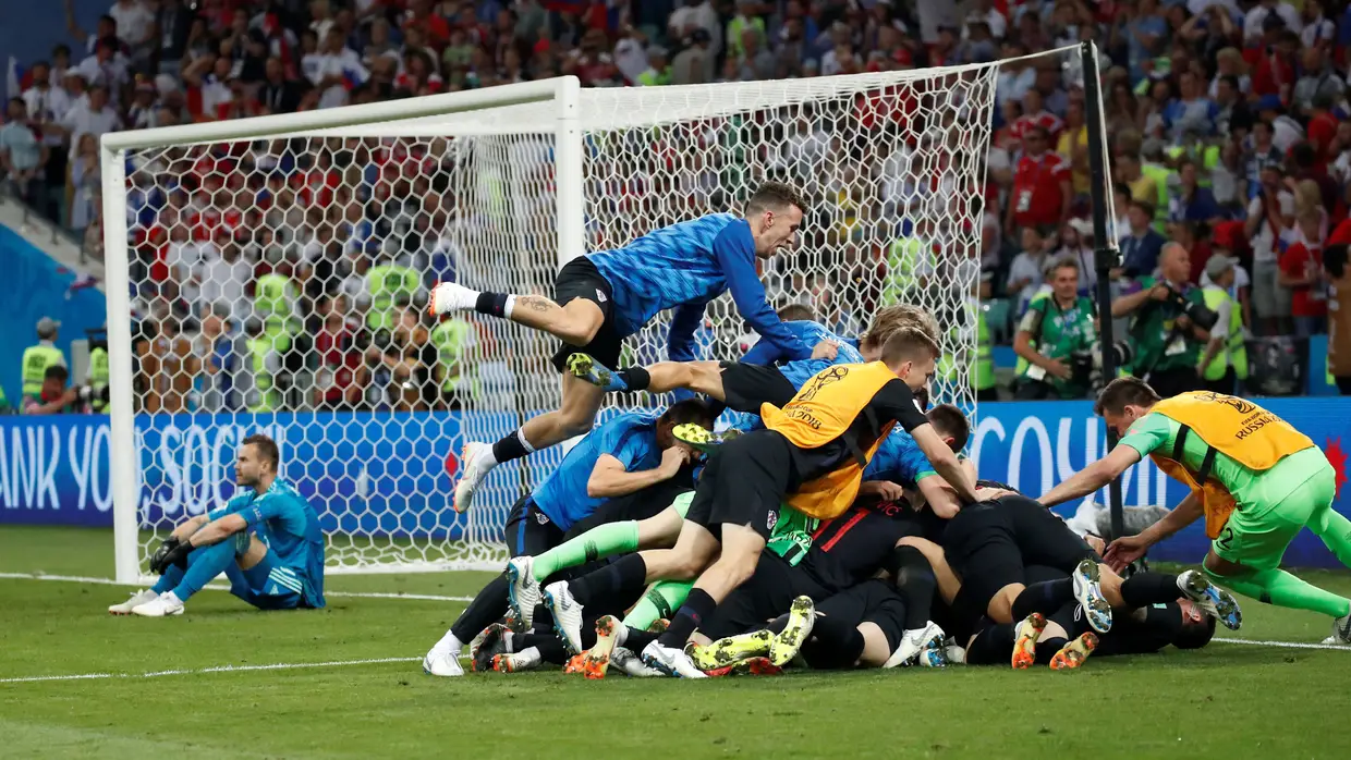 Croácia 2-2 (4-3 gp) Rússia