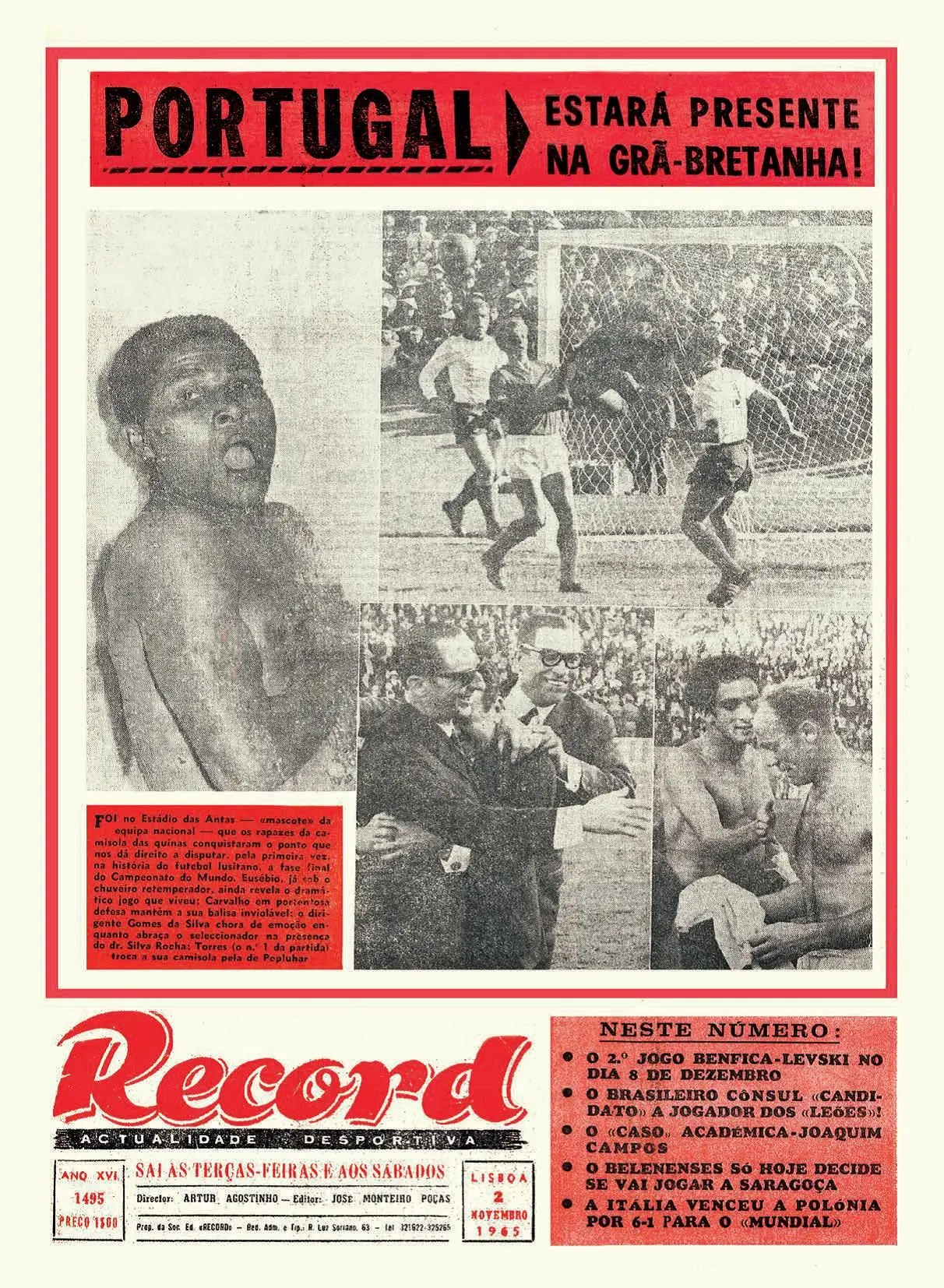 FASE DE APURAMENTO. Record, 2 de novembro de 1965