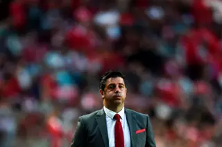 Rui Vitória cumpre a sua segunda época no Benfica