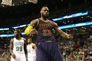 LeBron James durante as finais da Conferência Este, frente os Celtics
