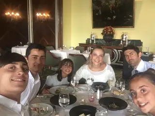 Marco Caneira com a família