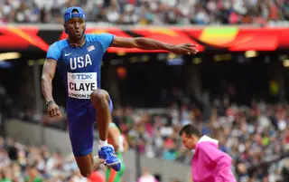 Will Claye é também um crónico candidato ao "ouro". Ainda não passou da prata.