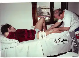 Numa das alturas em que esteve lesionado