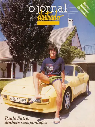 Futre e o famoso Porsche amarelo