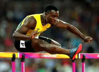 Omar McLeod foi o melhor de uma prestação fracassada da Jamaica nos campeonatos.