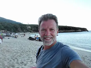 Na praia de Galapinhos, na Arrábida