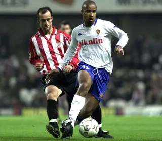 Num jogo do Zaragoza, em Espanha