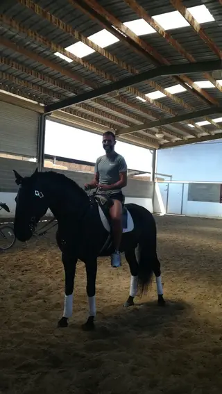 Ricardo aproveitou umas férias à Califórnia para montar a cavalo