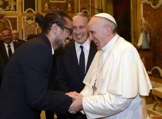 Um encontro de dois argentinos em Itália