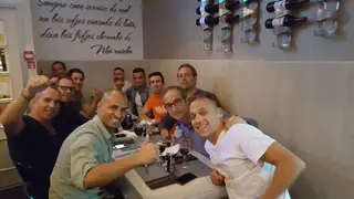 Com amigos de infânciai