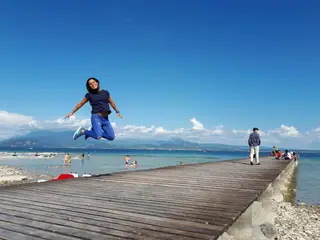 No Lago di Garda, em Itália