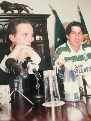 Quando Paulo Alves assinou pelo Sporting, o presidente do clube era Santana Lopes