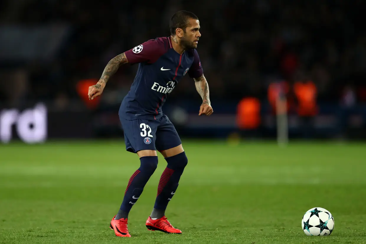 Daniel Alves, lateral brasileiro do PSG