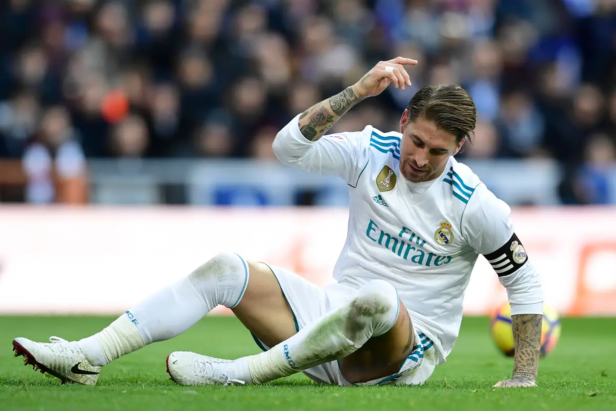 Sergio Ramos, central espanhol do Real Madrid - e o jogador que recebeu mais votos nesta escolha dos adeptos