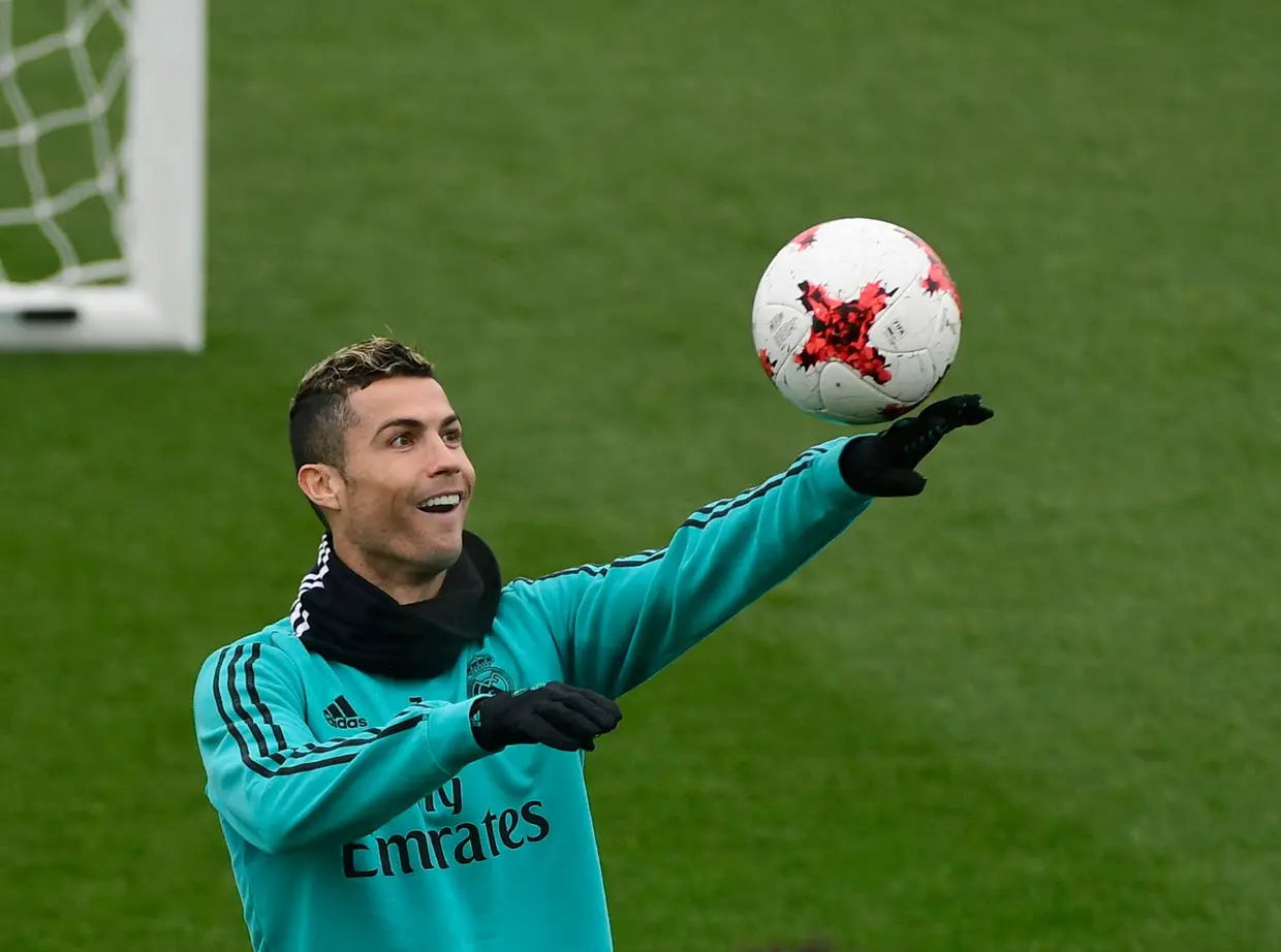Cristiano Ronaldo, avançado português do Real Madrid, que está pela 12ª vez na equipa do ano
