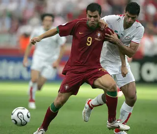 Pauleta já com a camisola da seleção