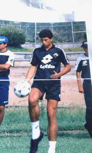 João Tomás como jogador da Académica