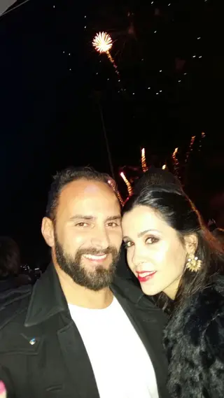 Ricardo Sousa e a sua mulher Sílvia , mãe de Leonor